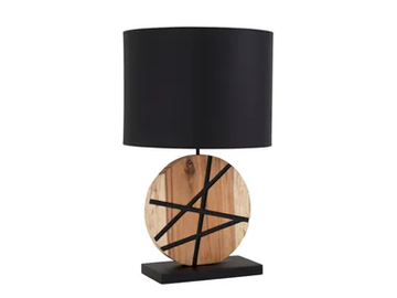 GAYA - Natural fibre table lamp by Flam & Luce - view 2